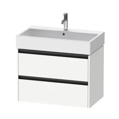 Duravit Ketho.2 - izlietnes skapītis, 55x78x46 cm, 2 atvilktnes, balts matēts K25277018180000