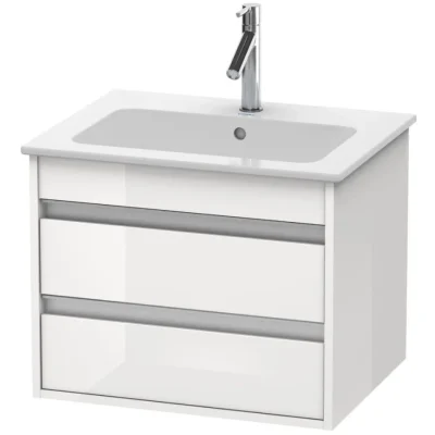 Duravit Ketho - izlietnes skapītis 48x60x48 cm, 1 atvilktne, balts pulēts KT642802222