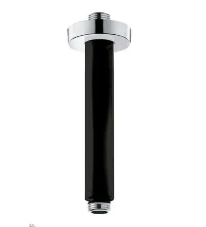Kludi A-Qa - griestu izvads 15 cm, matēti melns 6651587-00