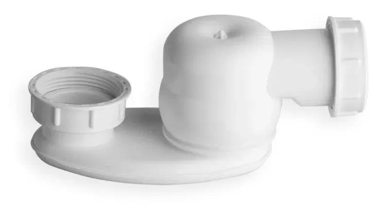 Polysan piederumi - sifons ar uzgriezni 1 1/2, augstums 42 mm, balts 71712