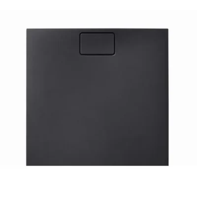Duravit Stonetto - dušas paliktnis 90x90 cm, antracīta matēts 720146680000000