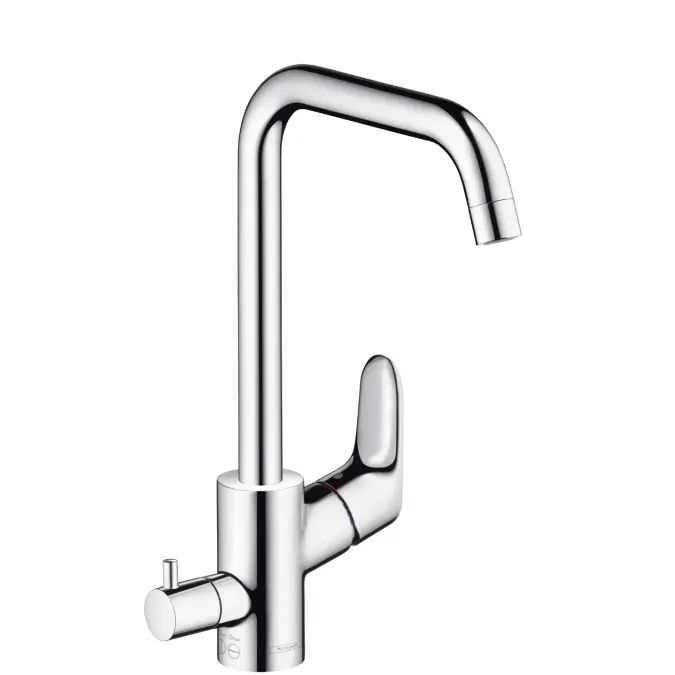 Hansgrohe Focus M41 - virtuves izlietnes vienas sviras maisītājs ar noslēgvārstu, hroms 31823000