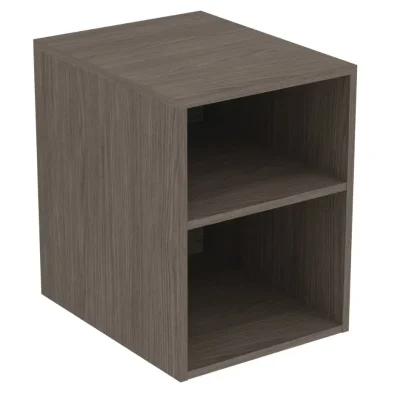 Ideal Standard Finesse - sānu skapis, atvērts, 40x51x54 cm, 1 plaukts, Dark Elm E3401UR