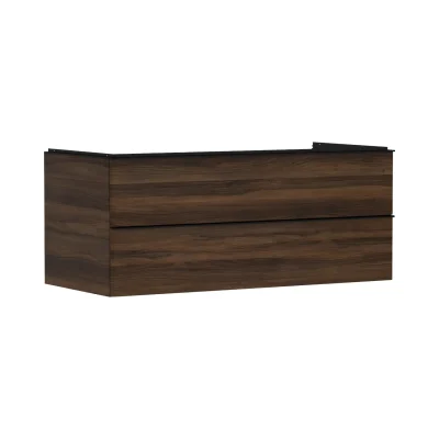 Hansgrohe Xelu Q - izlietnes apakšskapītis, 50x118x55 cm, 2 atvilktnes, tumšs valrieksts/matēti melns 54085670