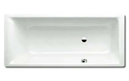 Kaldewei Ambiente - taisnstūrveida vanna Puro 657, 180x80 cm, pilnas virsmas pretslīdes pārklājums, pērļu efekts, balta 256727093001