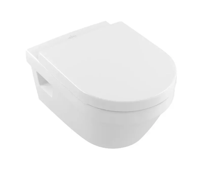 Villeroy & Boch Architectura - piekaramais WC, ar SoftClose sēdekli, Rimless, ar CeramicPlus Alpu balts 5684HRR1
