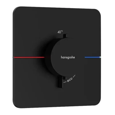 Hansgrohe ShowerSelect Comfort - zemapmetuma termostata maisītājs, matēti melns 15588670