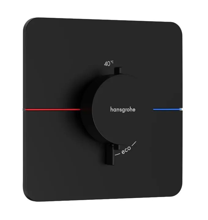 Hansgrohe ShowerSelect Comfort - zemapmetuma termostata maisītājs, matēti melns 15588670