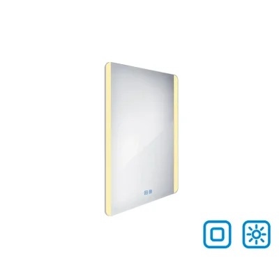 Nimco - spogulis ar LED apgaismojumu, 50x70 cm, divi skārienjutīgi sensori ZP 17001VX