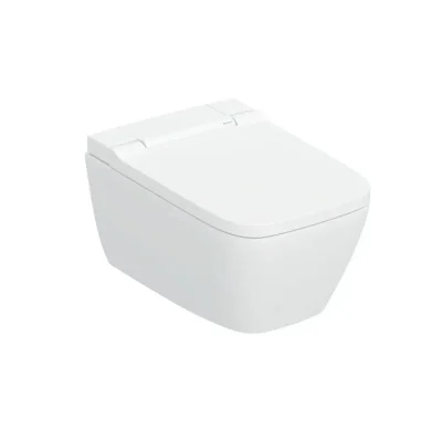 Geberit AquaClean - AquaClean Sela Square WC komplekts, Rimfree, SoftClose, KeraTect, balts 146.250.01.1