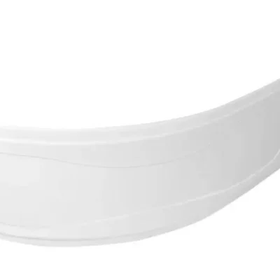 Aqualine vannas sānu apmale CIDLINA 160, iesk. montāžas komplektu, augstums 54 cm, universāla, balta G3617