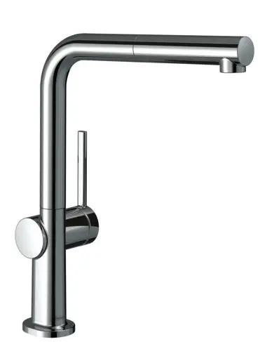 Hansgrohe M54 - virtuves izlietnes maisītājs Talis, ar izvelkamu izteku, sBOX, hromēts 72809000