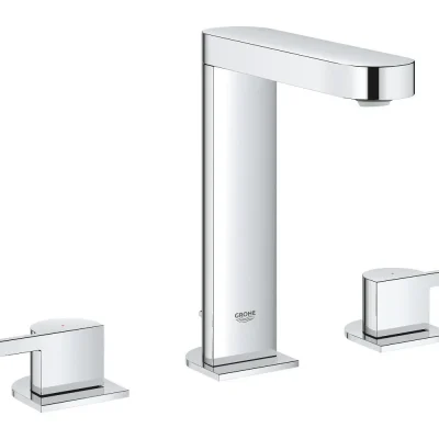 Grohe Plus - izlietnes maisītājs M ar noteces komplektu, 3 atveru montāža, hromēts 20301003