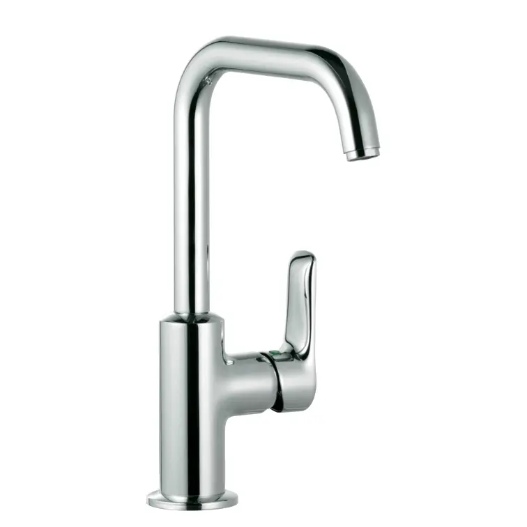 Kludi Pure&Solid - izlietnes maisītājs ar grozāmu izteku un noteces komplektu, hroms 340250575