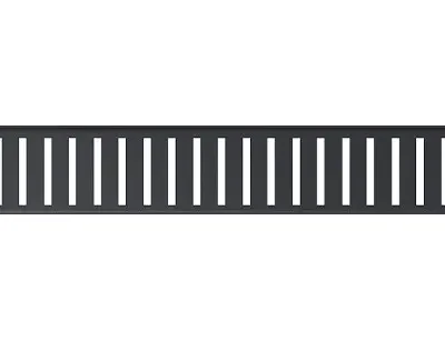 Alcadrain režģi - režģis lineārai grīdas notekai 55 cm, matēti melns PURE-550BLACK
