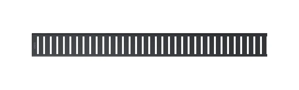 Alcadrain restes - reste lineārai dušas rennei 65 cm, matēti melns PURE-650BLACK