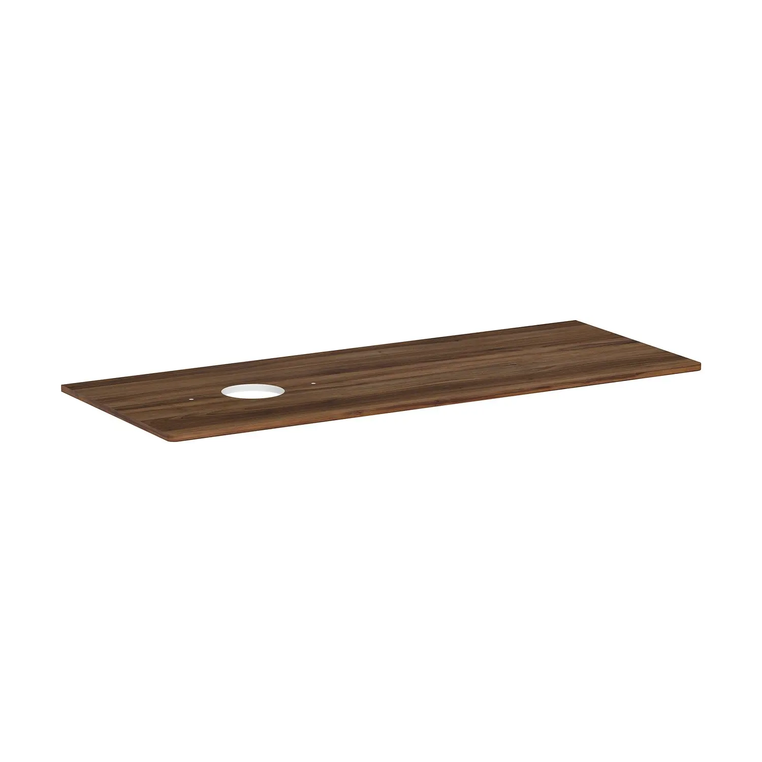 Hansgrohe Xelu Q - izlietnes plātne 136x55 cm, izgriezums kreisajā pusē, tumšs valrieksts 54116630
