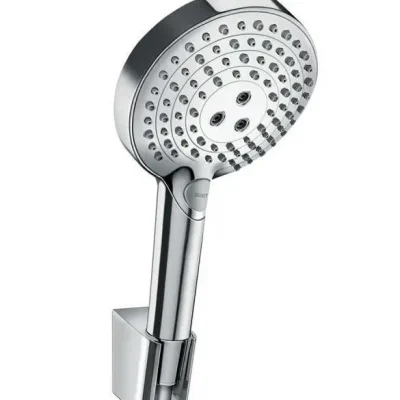 Hansgrohe Raindance Select S - dušas komplekts 120, 3jet P ar dušas turētāju un dušas šļūteni 1,25 m, hromēts 27669000