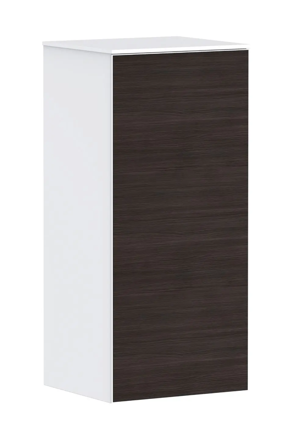 Hansgrohe Xevolos E - sānu skapis 41x89x36 cm, 1 durvis, eņģes kreisajā pusē, matēti balts/tumšs ozols 54212730