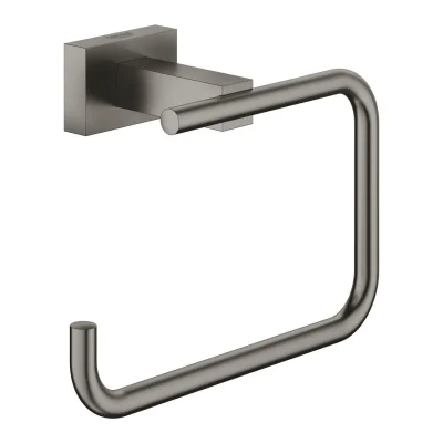 Grohe Essentials Cube - tualetes papīra turētājs, Hard Graphite birstēts 40507AL1