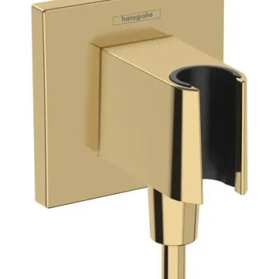 Hansgrohe Fixfit - dušas pieslēguma līkums ar turētāju, apzeltīts 26889990