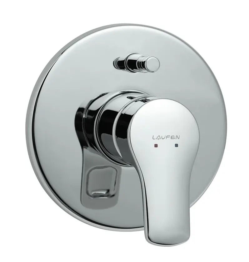 Laufen Citypro - vienas sviras vannas maisītājs zemapmetuma, 2 izvadi, hroms HF500979100000