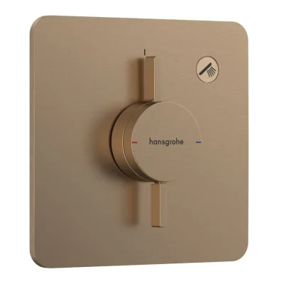 Hansgrohe DuoTurn Q - zemapmetuma dušas maisītājs, birstēts bronzas tonis 75614140
