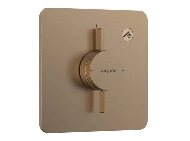 Hansgrohe DuoTurn Q - zemapmetuma dušas maisītājs, birstēts bronzas tonis 75614140