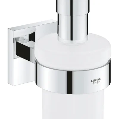 Grohe QuickFix Start Cube - ziepju dozators ar turētāju, stikls/hromēts 41098000