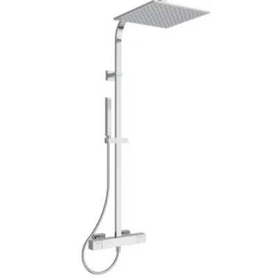 Ideal Standard Ceratherm C100 - dušas komplekts ar termostatu, 30x30 cm, hroms A7542AA