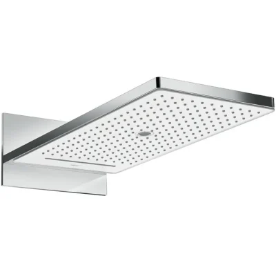 Hansgrohe Rainmaker Select - galvas duša 580, EcoSmart 9 l/min, 3 strūklas, balta / hromēta 24011400