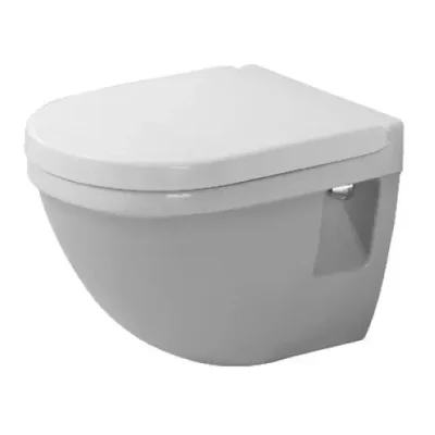 Duravit Starck 3 - pie sienas stiprināms WC Comfort, ar HygieneGlaze, Alpu balts 2202092000