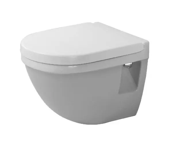 Duravit Starck 3 - pie sienas stiprināms WC Comfort, ar HygieneGlaze, Alpu balts 2202092000
