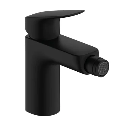 Hansgrohe Logis - bideta maisītājs ar noteces komplektu, matēti melns 71200670