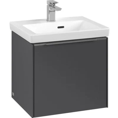 Villeroy & Boch Subway 3.0 - izlietnes apakšskapītis, 47x43x41 cm, 1 atvilktne, Graphite C58000VR