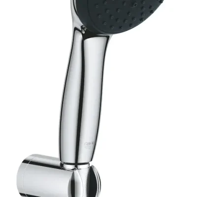Grohe Vitalio Start - dušas komplekts: rokas duša, turētājs un šļūtene, 3 strūklas veidi, hroms 26769001