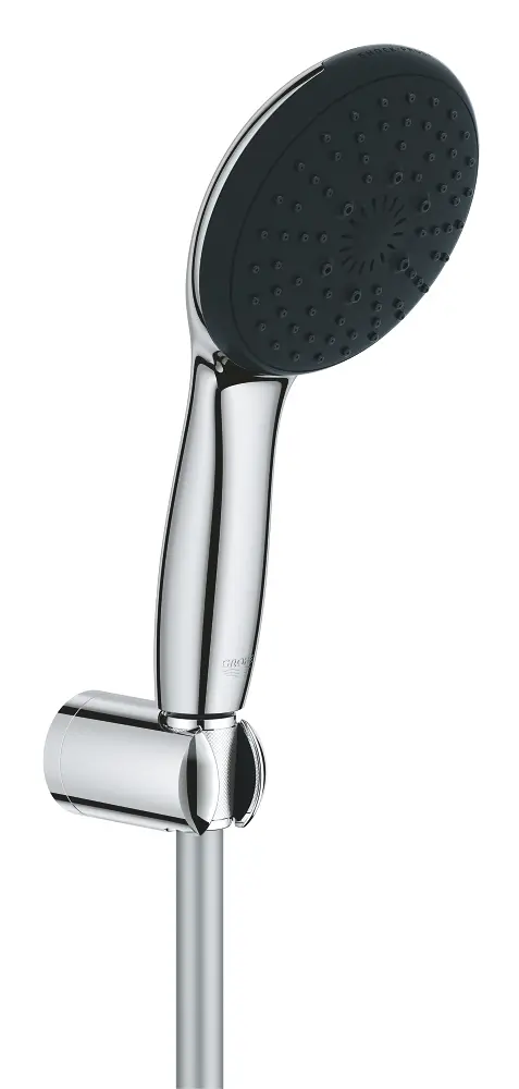 Grohe Vitalio Start - dušas komplekts: rokas duša, turētājs un šļūtene, 3 strūklas veidi, hroms 26769001