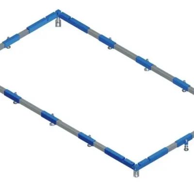 Villeroy & Boch piederumi - uzstādīšanas rāmis ViFrame mazākām dušas paletēm, no Quaryl līdz 1000x1000 mm U91412300