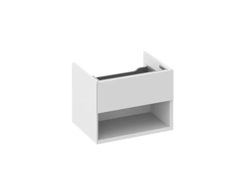 Ravak Lite - izlietnes skapītis 60x45x43 cm, 1 atvilktne, Smoke Grey X000001859