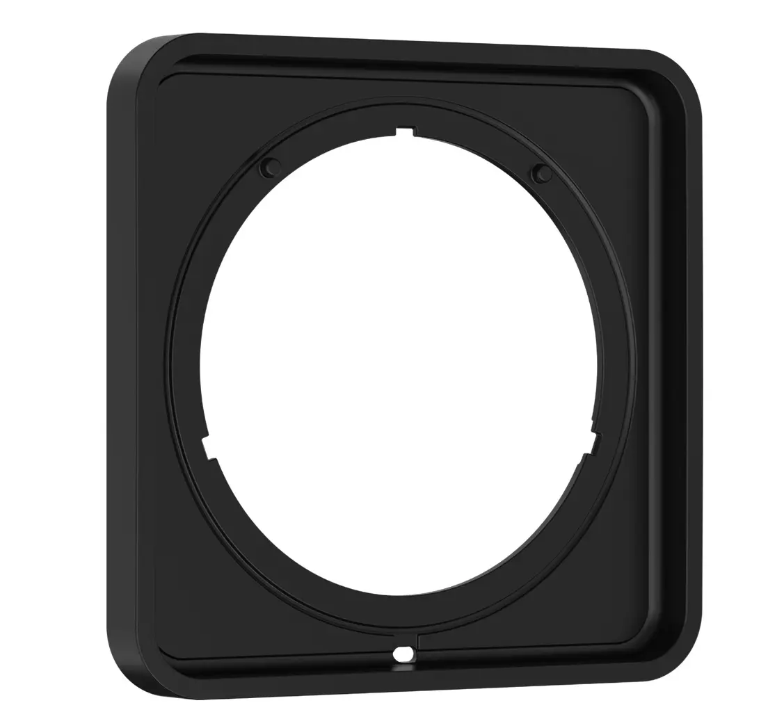 Axor ShowerSelect ID - pagarinājums 17x17 cm, matēti melns 13640670