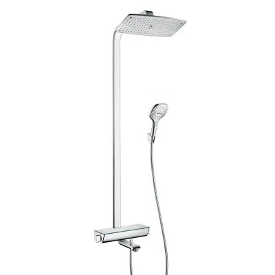 Hansgrohe Raindance Select - dušas komplekts Showerpipe 360 ar vannas termostatu, 3 strūklas veidi, hroms 27113000