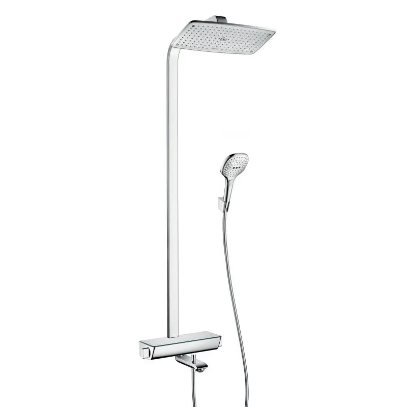Hansgrohe Raindance Select - dušas komplekts Showerpipe 360 ar vannas termostatu, 3 strūklas veidi, hroms 27113000