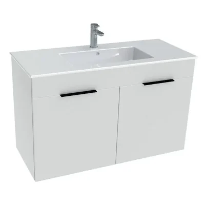 Jika Cube - skapītis ar izlietni, 98x42x62 cm, balts H4536511763001