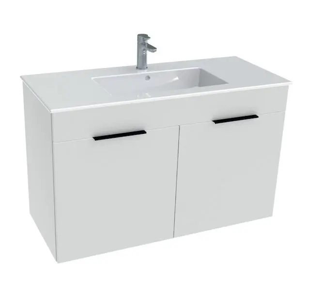 Jika Cube - skapītis ar izlietni, 98x42x62 cm, balts H4536511763001