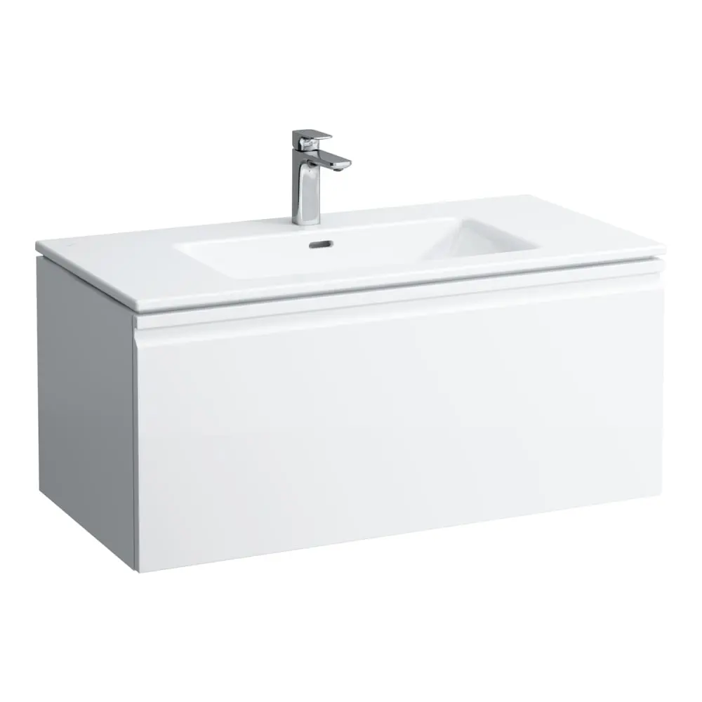 Laufen Pro S - izlietne ar zemskapi, 100x50x46 cm, 1 izvelkama atvilktne, balts spīdīgs H8609664751041