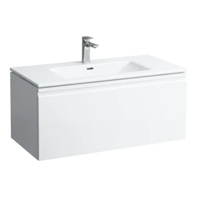 Laufen Pro S - izlietne ar zemskapi, 100x50x46 cm, 1 atvilktne, balts spīdīgs H8609654751041