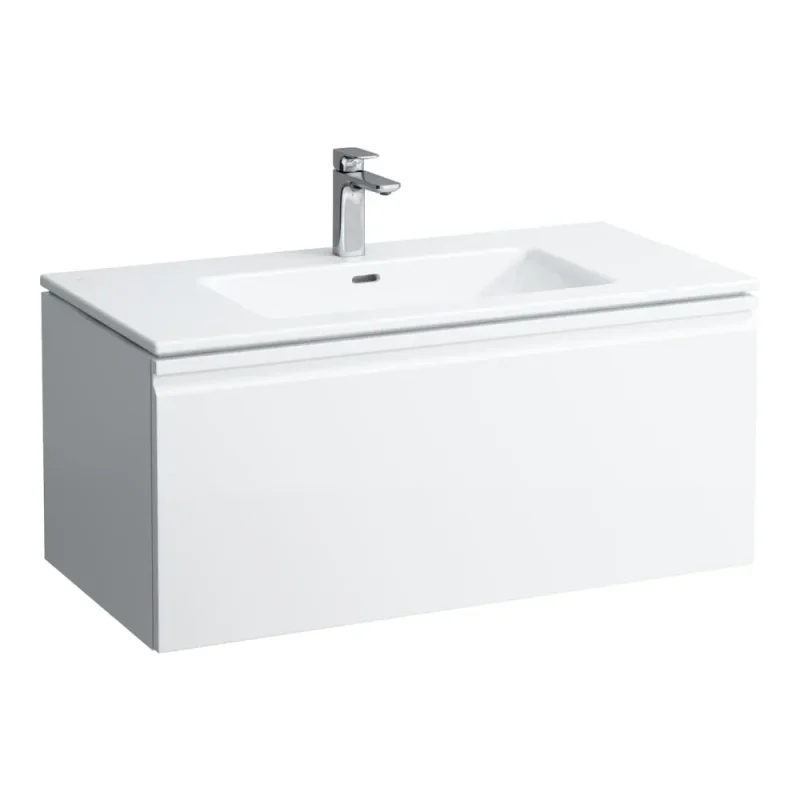 Laufen Pro S - izlietne ar zemskapi, 100x50x46 cm, 1 atvilktne, balts spīdīgs H8609654751041