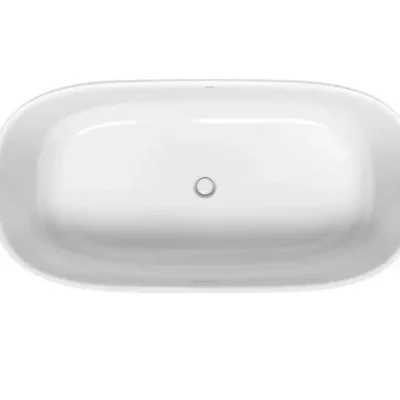 Duravit Zencha - brīvi stāvoša vanna 180x90 cm, DuraSolid, ClickClack, balta 700463000000000