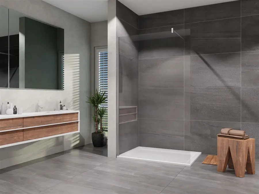 Lansanit EX - Walk-In dušas siena, 140 cm, caurspīdīgs stikls LAN05042