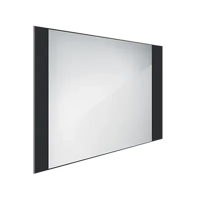Nimco spogulis - spogulis ar LED apgaismojumu, 80x60 cm, alumīnijs/melns ZPC 41003-90